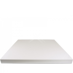 Witte polyethyleen werkblad 1800x600x25 mm