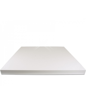 Witte polyethyleen werkblad 1000x600x25 mm